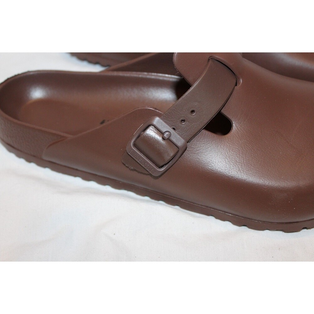Birkenstock Men Boston Essentials EVA Sandals BROWN NIB EU 45 REG US 12 - Picture 3 of 6